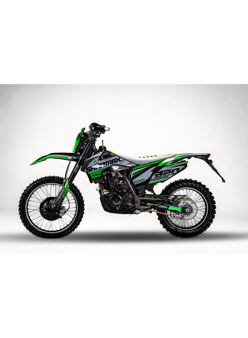 شارمكس دراجة شاربماكس باور ماكس 320 إندورو، محرك 280 سي سي، 27 حصان، تبريد سائل، ناقل حركة 5 سرعات - Image 4